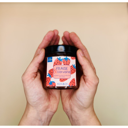 Confiture de Fraises et Verveine Odorante